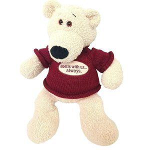 Vintage 2002 GUND Parable Christian Stores MAX Bear Plush God Is With Us Always